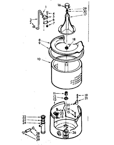 Tub and basket assembly