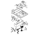 Kenmore 1106804053 top and control assembly diagram