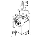 Kenmore 1106804054 cabinet parts diagram