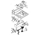 Kenmore 1106804054 top and control assembly diagram