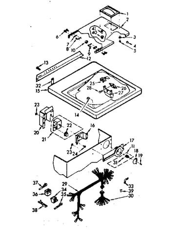 Top and control assembly