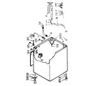 Kenmore 1106804150 cabinet parts diagram