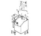 Kenmore 1106804151 cabinet parts diagram