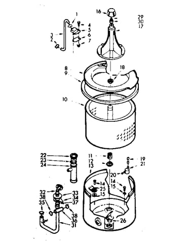 Tub and basket assembly