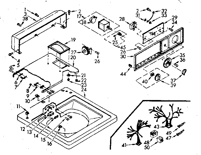 Top and console assembly