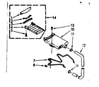 Kenmore 1106804151 filter assembly diagram