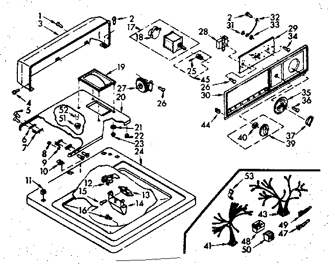 Top and console assembly
