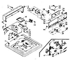 Kenmore 1106804104 top and console assembly diagram