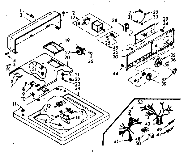 Top and console assembly