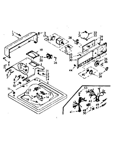 Top and console assembly