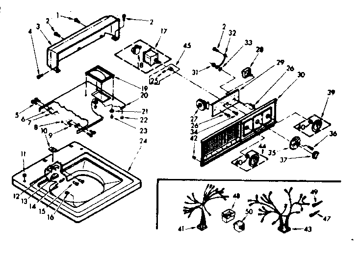 Top and console assembly