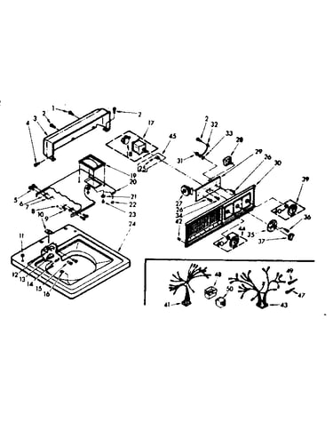 Top and console assembly
