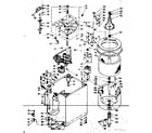 Kenmore 1106804201 machine sub-assembly diagram