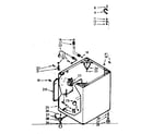 Kenmore 1106804252 cabinet parts diagram