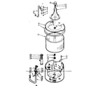 Kenmore 1106804252 tub and basket assembly diagram