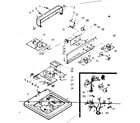 Kenmore 1106804252 top and console assembly diagram