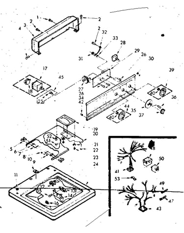 Top and console assembly