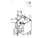 Kenmore 1106804203 cabinet parts diagram
