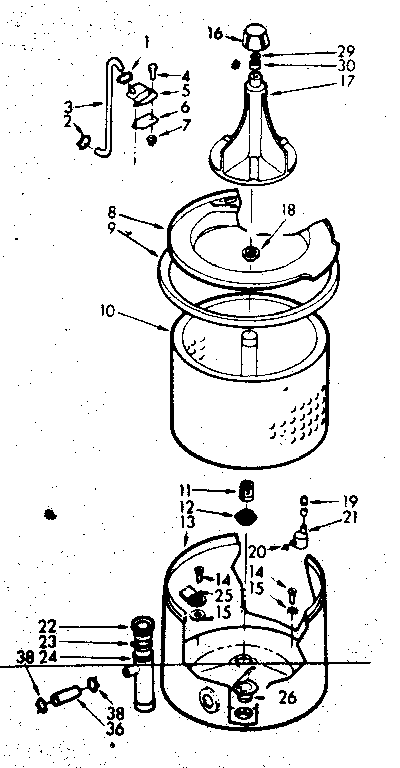 Tub and basket assembly