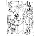 Kenmore 1106805400 machine sub-assembly diagram