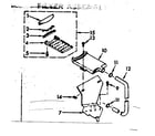 Kenmore 1106805400 filter assembly diagram
