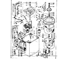 Kenmore 1106805401 machine sub-assembly diagram
