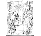 Kenmore 1106805410 machine sub-assembly diagram