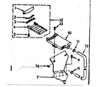 Kenmore 1106805460 filter assembly diagram