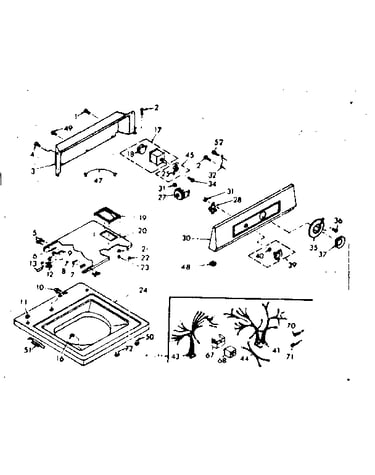 Top and console assembly