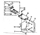 Kenmore 1106805501 filter assembly diagram