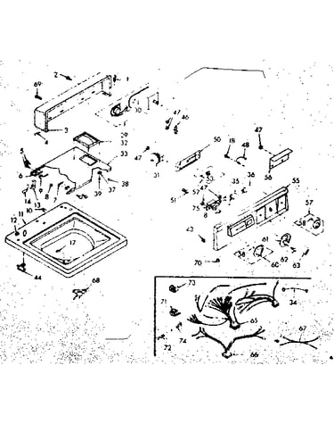 Top and console assembly