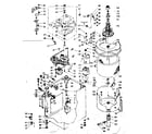 Kenmore 1106804712 machine sub-assembly diagram