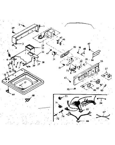 Top and console assembly