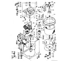 Kenmore 1106805852 machine sub-assembly diagram