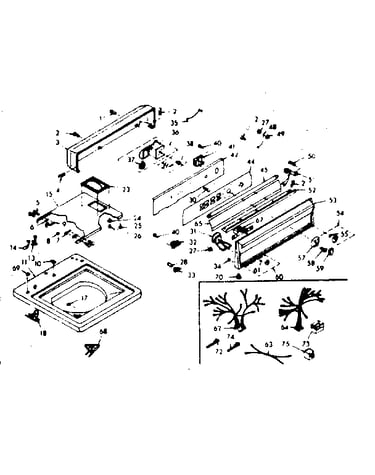 Top & console assembly