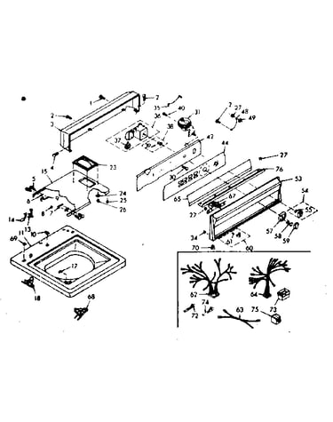 Top and console assembly