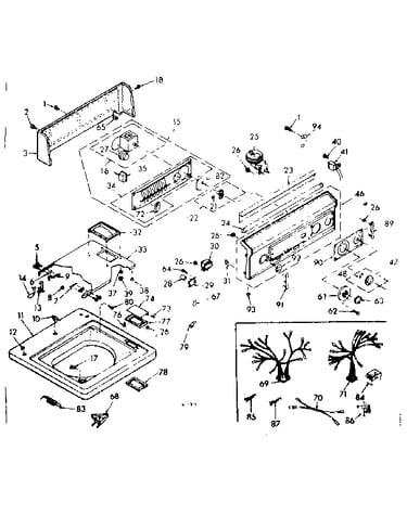 Top and console assembly