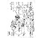 Kenmore 1106805951 machine sub-assembly diagram