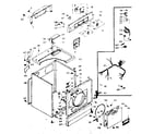 Kenmore 1106807500 machine sub-assembly diagram