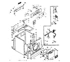 Kenmore 1106807501 machine sub-assembly diagram