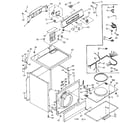Kenmore 1106807611 machine sub-assembly diagram