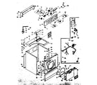 Kenmore 1106807705 machine sub-assembly diagram