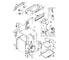 Kenmore 1106807800 machine sub-assembly diagram