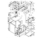 Kenmore 1106807820 machine sub-assembly diagram
