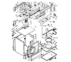 Kenmore 1106807822 machine sub-assembly diagram