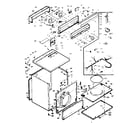 Kenmore 1106807830 machine sub-assembly diagram
