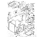 Kenmore 1106807901 machine sub-assembly diagram
