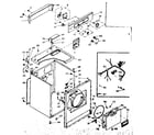 Kenmore 1106808500 machine sub-assembly diagram