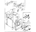 Kenmore 1106808501 machine sub-assembly diagram