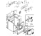 Kenmore 1106808600 machine sub-assembly diagram